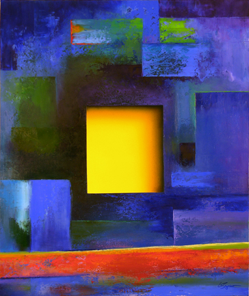 ocean view, abstract, painting